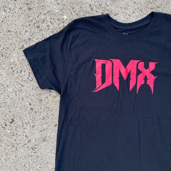 DMX Graphic T Shirt Short Sleeve Crew Neck NWOT Ruff Ryders Dog Hip Hop Bike - Picture 3 of 6